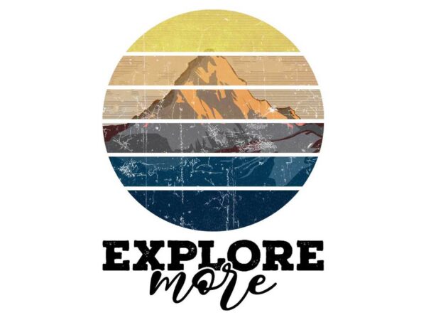 Explore more vintage sunset tshirt design