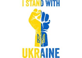 I Stand With Ukraine Tshirt Design