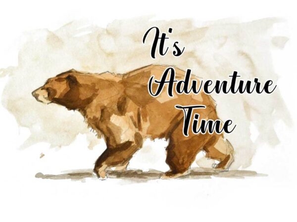 Its adventure time bear tshirt design