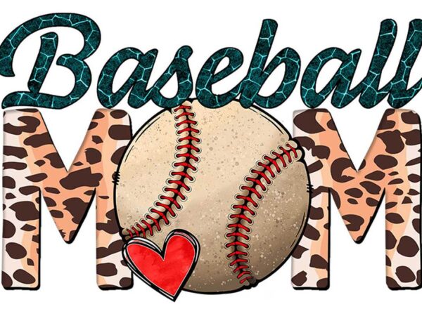 Baseball mom mothers day tshirt design