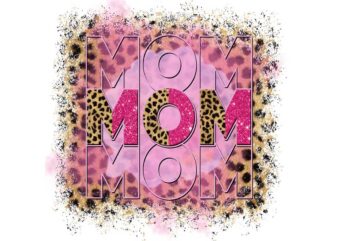 Leopard Mom Tshirt Design