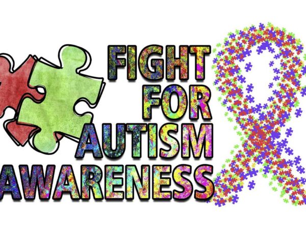 Fight for autism awareness tshirt design