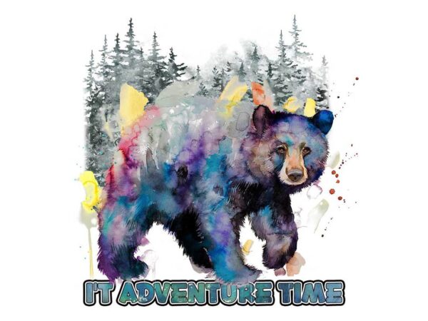 Its adventure time camping tshirt design