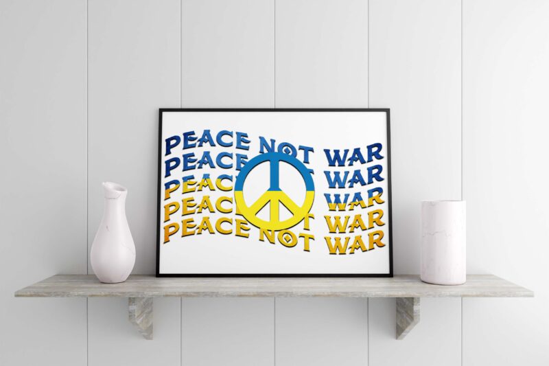 Peace Not War Tshirt Design