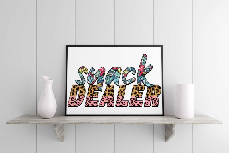 Snack Dealer Leopard Sublimation