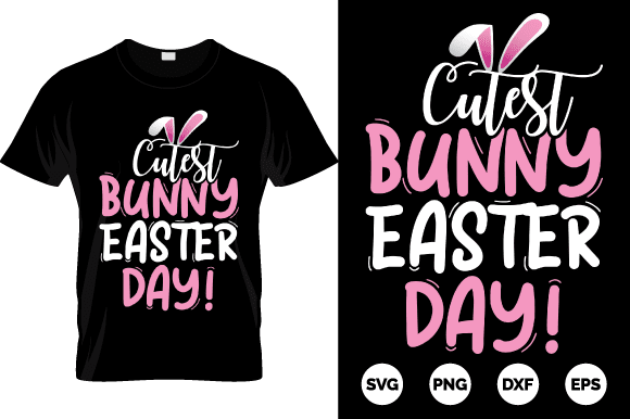 Easter Day T-shirt Design | Bunny Eggs design