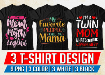 Mom Mother Mama T-Shirt Design