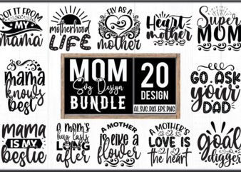 Mom SVG Design Bundle
