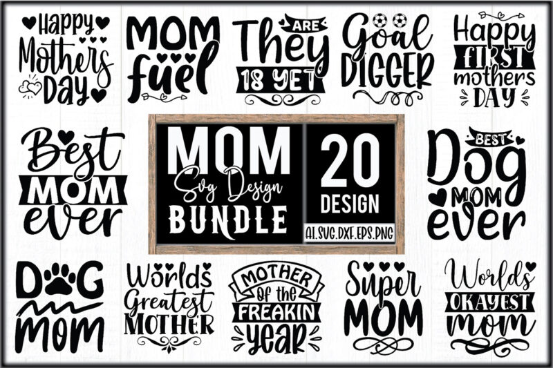Mom SVG Design Bundle