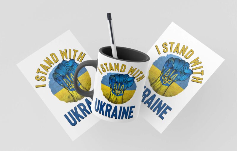 I Stand With Ukraine Tshirt Design