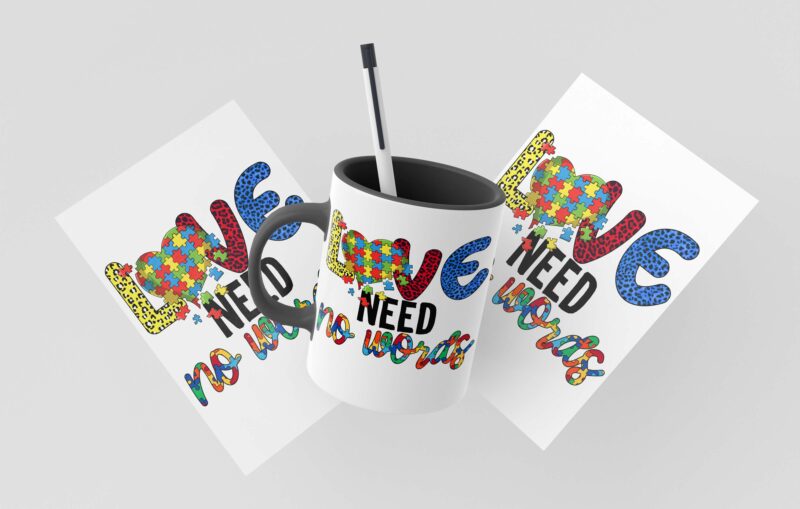 Love Need No Word Tshirt Design