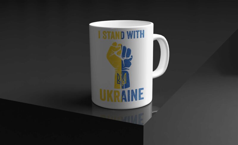 I Stand With Ukraine Tshirt Design