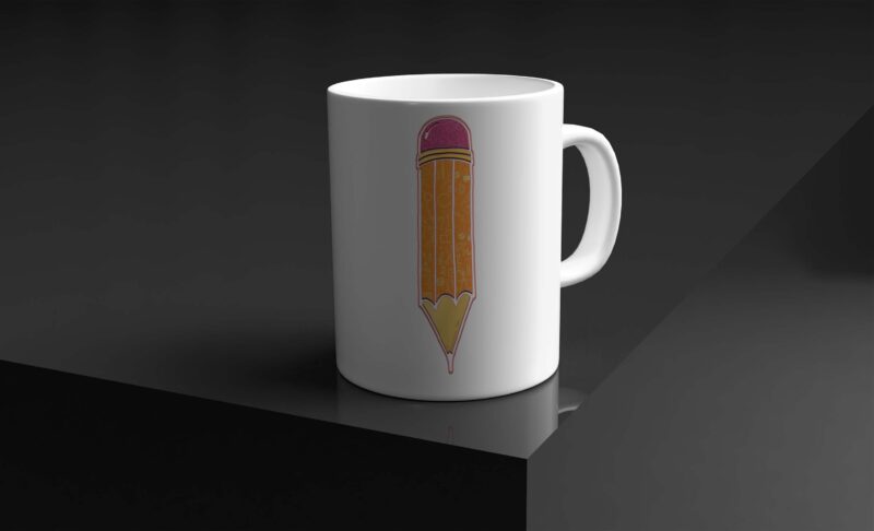 Pencil Teacher Tshirt Design