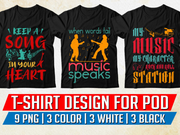 Music t-shirt design