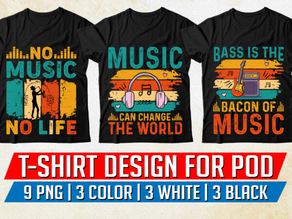 Music t-shirt design