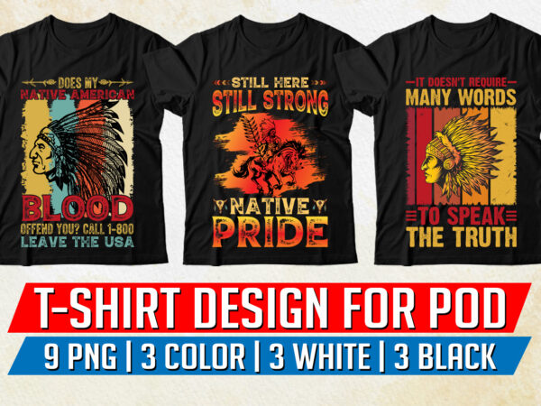 Native american t-shirt design