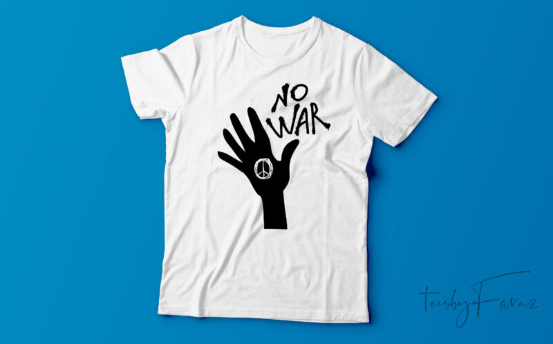 Pack of 5 Make Peace T shirt designs for sale