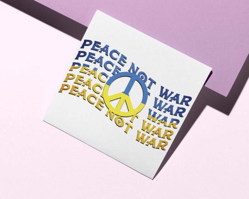 Peace Not War Tshirt Design