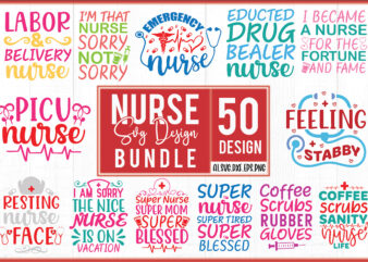 Nurse SVG Design Bundle