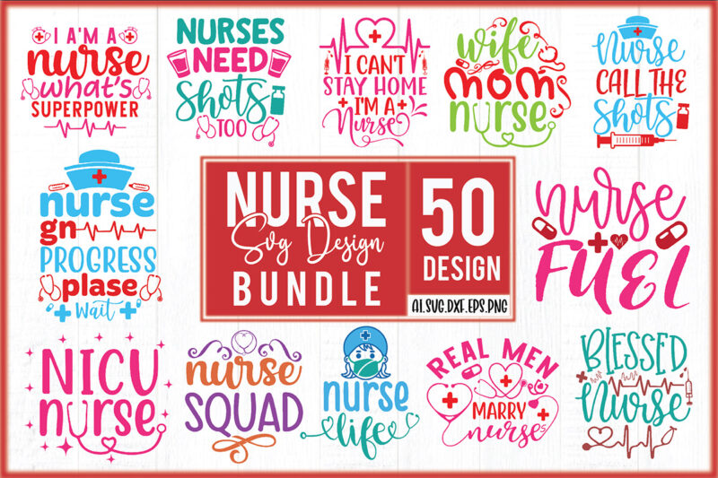 Nurse SVG Design Bundle