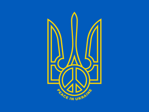 Peace in ukraine t shirt illustration