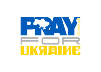 PRAY FOR UKRAINE 2 t shirt illustration