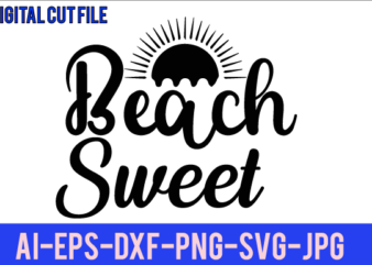 beach Sweet Svg Design