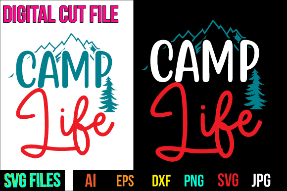 Camp life t shirt design,camp life svg design