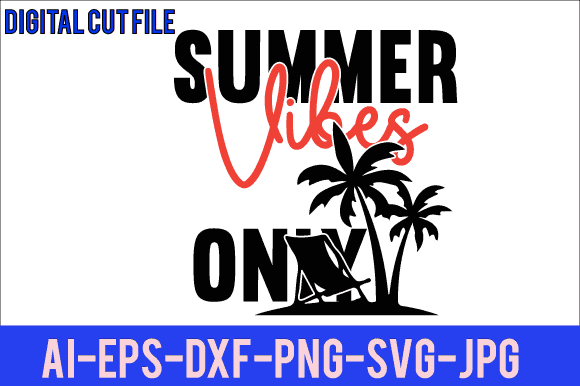 Summer vibes only t shirt design,