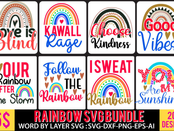 Rainbow t shirt bundle,rainbow svg bundle,rainbow svg bundle quotes,rainbow t shirt design bundle, rainbow svg bundle 5$, rainbow 20 png t shirt design