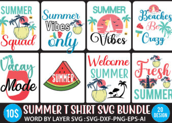 Summer T Shirt Design Bundle,Summer Svg Bundle,Summer Svg Bundle Quotes,Summer Svg Cut File Bundle,Summer Svg CRaft Bundle