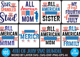 4th Of July Svg Bundle,4th of July Svg Bundle Quotes,4th Of July T Shirt Design Bundle,USA T Shirt Bundle,