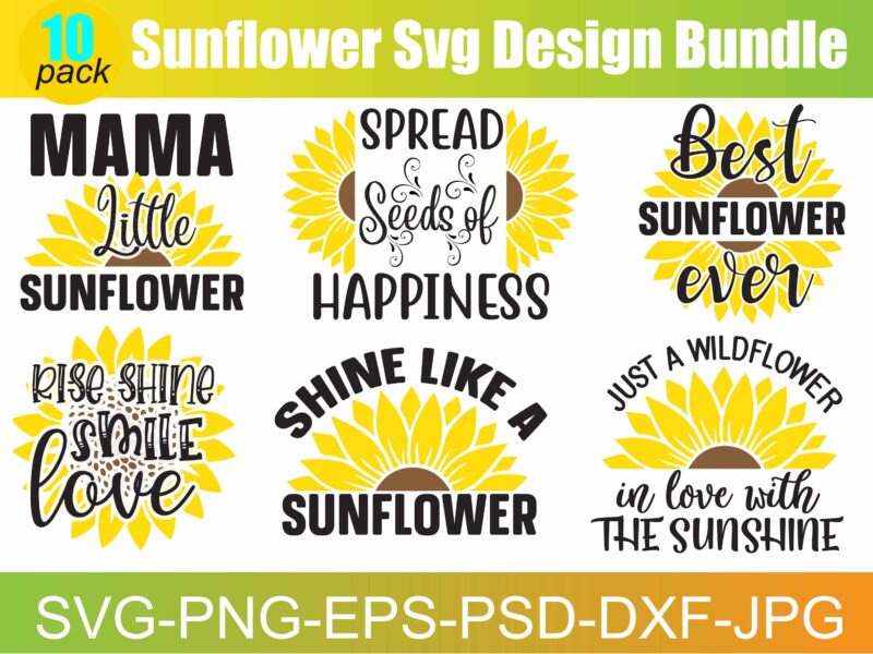 Sunflower SVG Files For Cricut, Sunflowers Svg, Sunflower Mandala Svg, Love Svg, Inspirational Svg, Christian Png, Flower Svg, Quote Svg