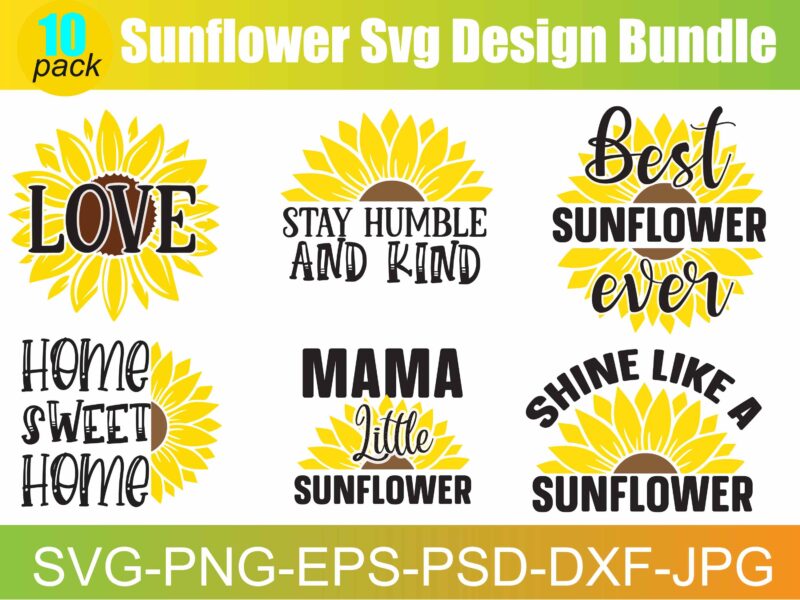 Sunflower SVG Files For Cricut, Sunflowers Svg, Sunflower Mandala Svg, Love Svg, Inspirational Svg, Christian Png, Flower Svg, Quote Svg