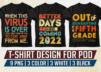 Quarantine T-Shirt Design PNG EPS.