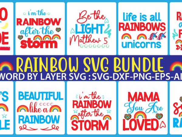 Rainbow svg vector for t-shirt bundle,12pcs baby svg boho boho baby rainbow svg boho rainbow svg boho rainbow svg bundle boho svg cheeta cloud svg cloud vector commercial use cricut