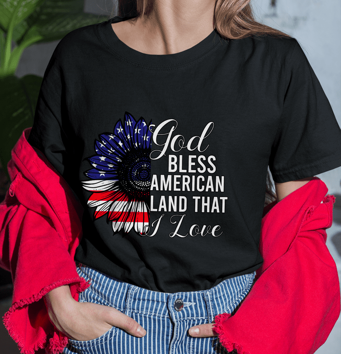 T-shirt for Gift Love America Shirt,Freedom Shirt Fourth of July T-shirt for Independence Day 4th of July Tshirt Gift for 4th of July