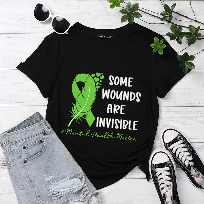 SEL Shirt School Counselor Shirt Gift Idea For her Counselor Shirt Some Wounds Are Invisible Mental Health Matters Shirt Teacher Shirts