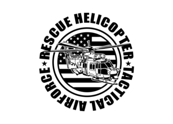 RESCUE HELICOPTER t shirt design online