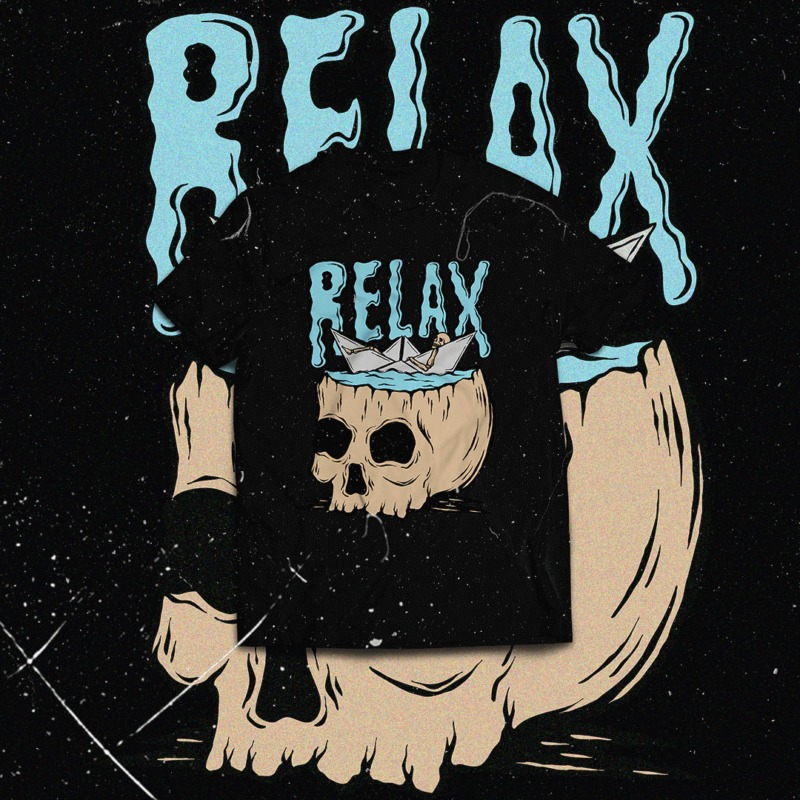 Relax T-Shirt Design