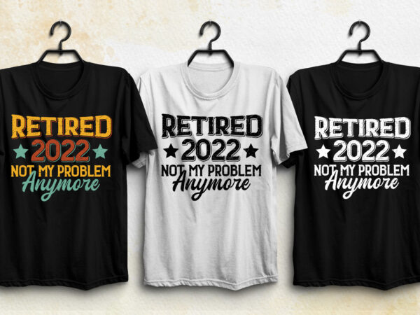 Retired 2022 t-shirt design
