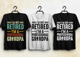 Retired Grandpa T-Shirt Design