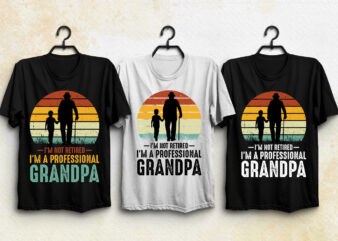 Retired Grandpa T-Shirt Design