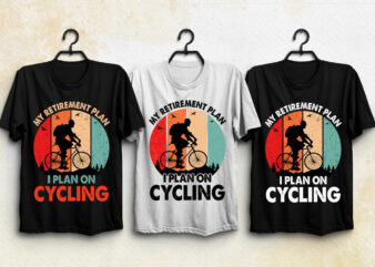 Retirement Plan Cycling T-Shirt Design