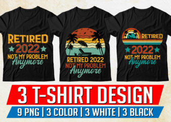 Retirement Retired T-Shirt Design