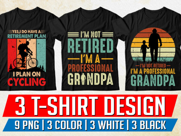 Retirement retired t-shirt design