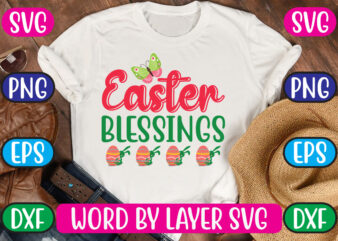 Easter Blessings SVG Vector for t-shirt