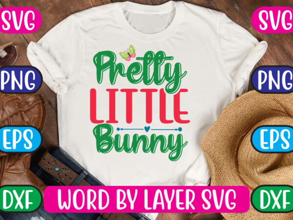 Pretty little bunny svg vector for t-shirt