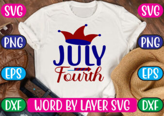 July Fourth SVG Vector for t-shirt