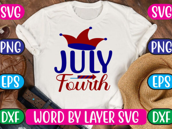 July fourth svg vector for t-shirt